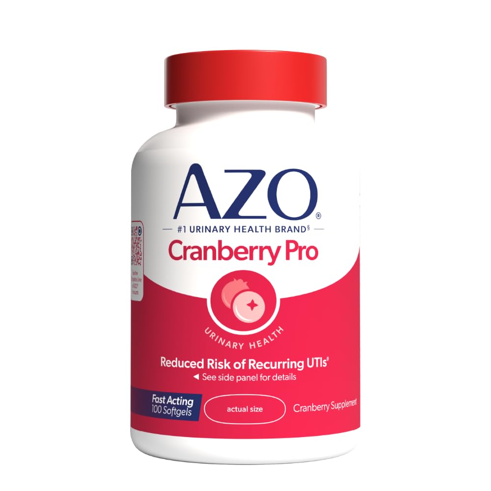 AZO Cranberry Pro, Cranberry Pills for Women & Men, 600mg Pacran, Made with Concentrated Whole Fruit Cranberry Powder to Help Cleanse and Protect The Urinary Tract AZO buy supplements canada