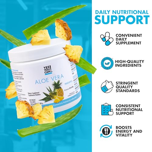 Yes You Can! Organic Aloe Vera Drink Mix - Super Greens Powder - Energy Drink Powder Yes You Can! buy supplements canada