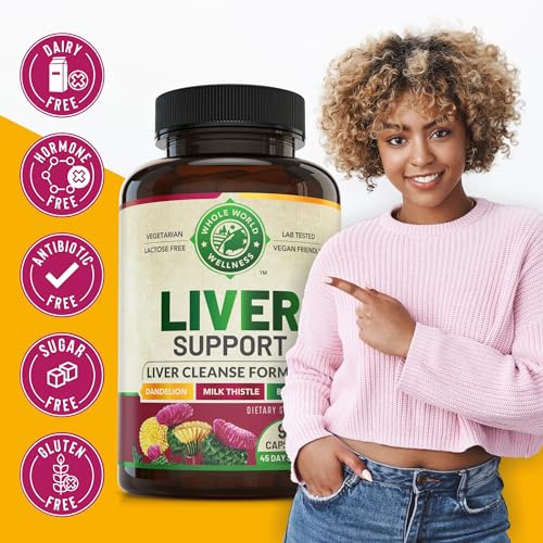 Liver Cleanse Detox & Repair Formula. Liver Support Supplement with Dandelion Root Silymarin WHOLE WORLD WELLNESS buy supplements canada