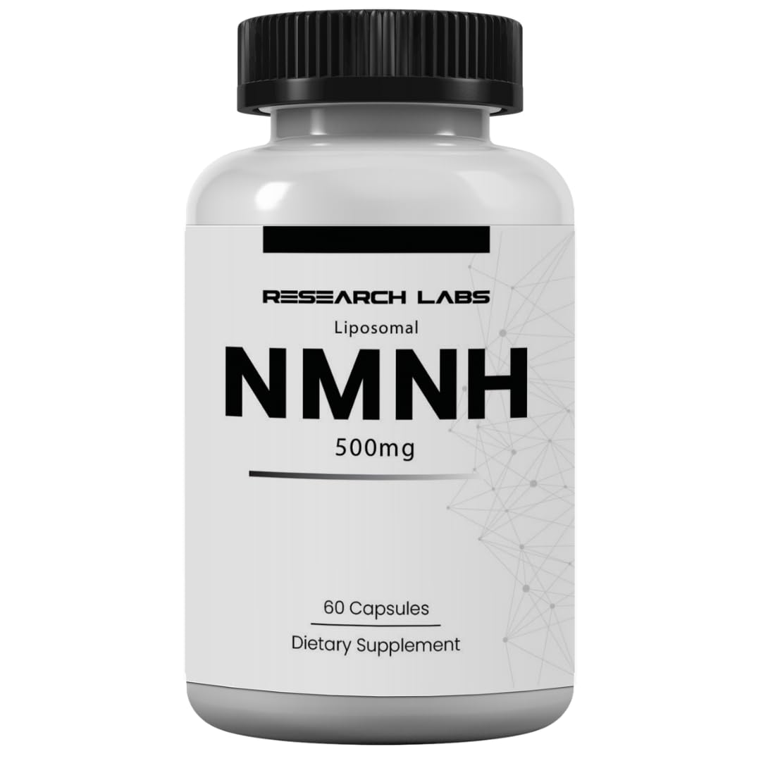 Research Labs Liposomal NMNH (NMN Supplement Alternative) 500mg Per Serving | 60 Capsules (Dihydronicotinamide Mononucleotide) NAD Supplement to Boost NAD+ Levels for Anti Aging Research Labs buy supplements canada