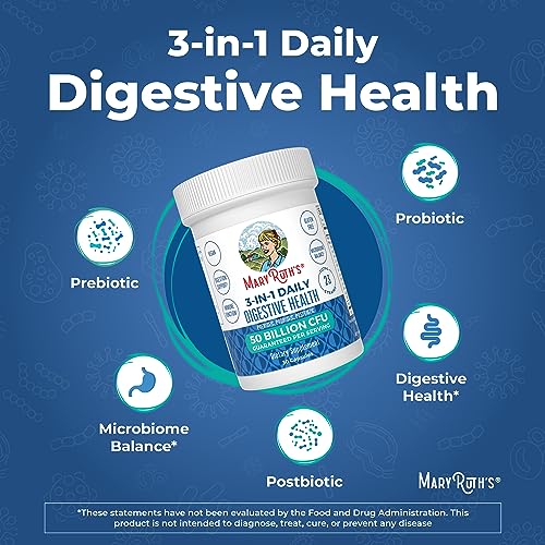 Mary Ruth's 3 in 1 Digestive Health Probiotic, 30 CT MaryRuth Organics buy supplements canada