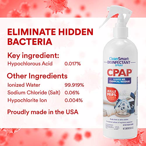 CleanSmart CPAP Disinfectant Spray, 16 oz (Pack of 2) CleanSmart buy supplements canada