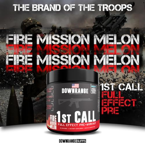DownRange Supplements 1st Call Pre Workout Powder, Preworkout for Men & Women DownRange Supplements buy supplements canada