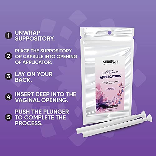 SEROVERA Seroflora Boric Acid Suppositories Applicators for Women, Individually Wrapped Pack of 7 SEROVERA buy supplements canada
