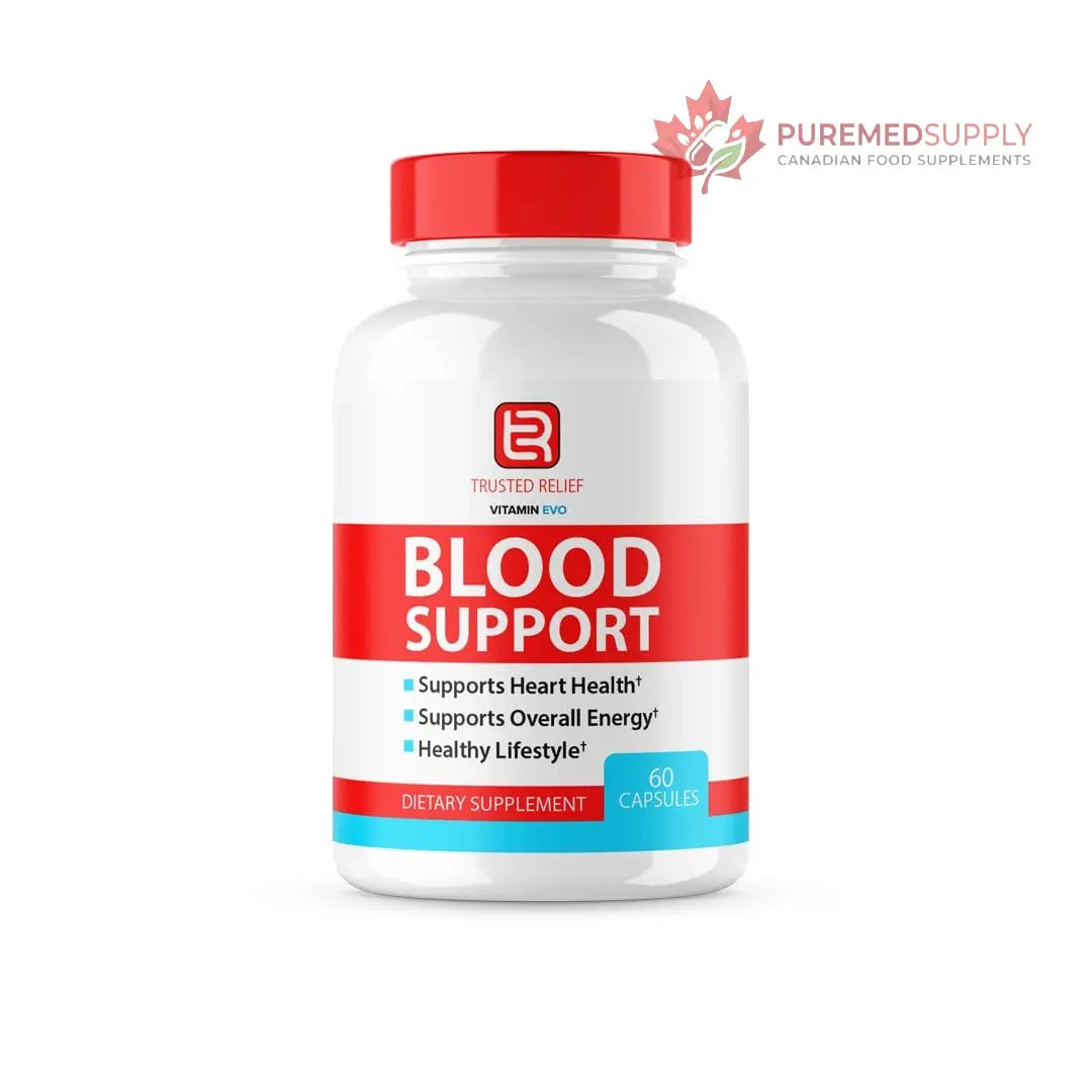 (2 Pack) Trusted Relief Blood Support Capsules, Trusted Relief Advanced Strength Glycogen Reviews Healthy Levels Support Supplement, TrustedRelief Maximum Blood Support Formula Supplement (120 Caps) Vitamin Evo buy supplements canada