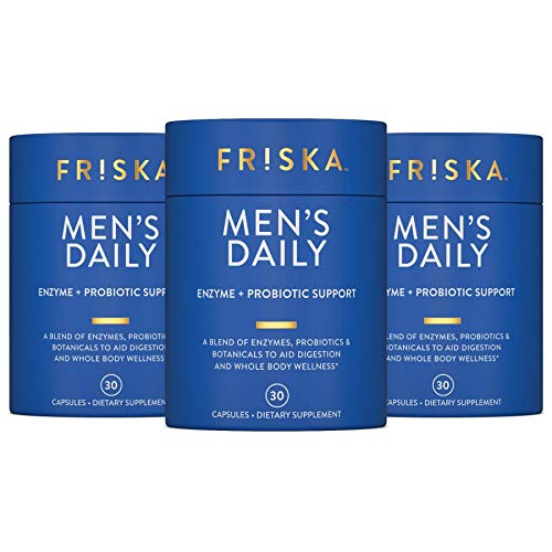 FRISKA Men’s Daily Digestive Enzyme and Probiotics Supplement, Natural Support FR!SKA buy supplements canada