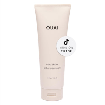 OUAI Curl Cream - Curl Defining Cream with Chia & Linseed Oil - Enhances Definition, Hydration & Shine - Tames Frizz & Protects from Humidity - Silicone-Free Curly Hair Products for Women (8 oz) OUAI buy supplements canada