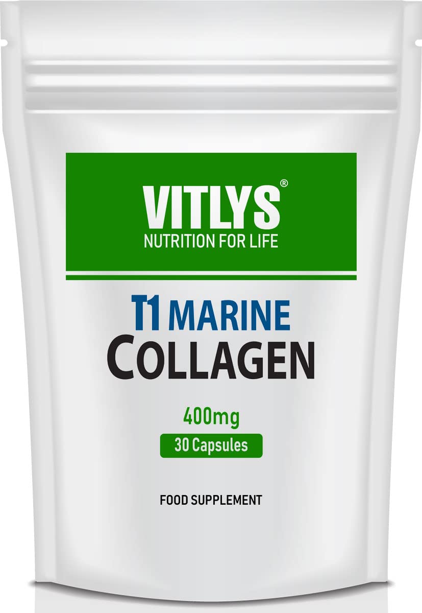 Optimum Marine Collagen 30 Capsules - 1 Month Supply - One Per Day Hydrolysed Collagen Vitlys buy supplements canada