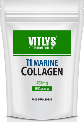 Optimum Marine Collagen 30 Capsules - 1 Month Supply - One Per Day Hydrolysed Collagen Vitlys buy supplements canada