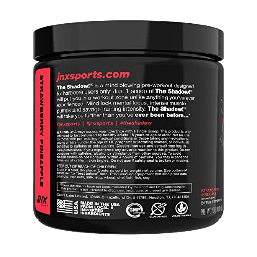 JNX SPORTS The Shadow! 350mg of Caffeine Hard Core Preworkout -Electric Energy JNX SPORTS buy supplements canada