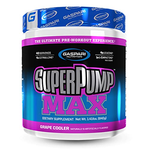 Gaspari Nutrition SuperPump MAX, The Ultimate Pre Workout Powder, Sustained Energy Gaspari Nutrition buy supplements canada