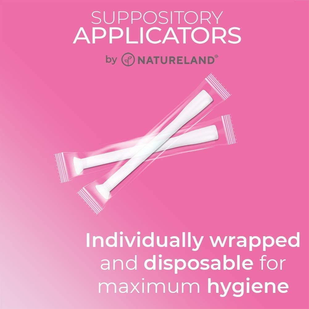 Natureland [40 Count Boric Acid Suppositories 600mg w/ [10 Pack] Vaginal Applicator - Feminine Care Natureland buy supplements canada