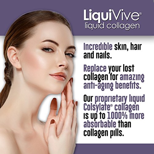 LiquiVive Liquid Collagen Protein Peptides Concentrate | Pure Hydrolyzed Super Multi Collagen Life Miracle buy supplements canada