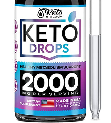 Keto Diet Drops with BHB Exogenous Ketones - Made in USA - Fat Burner & Appetite Suppressant KETO BIOLOGY buy supplements canada