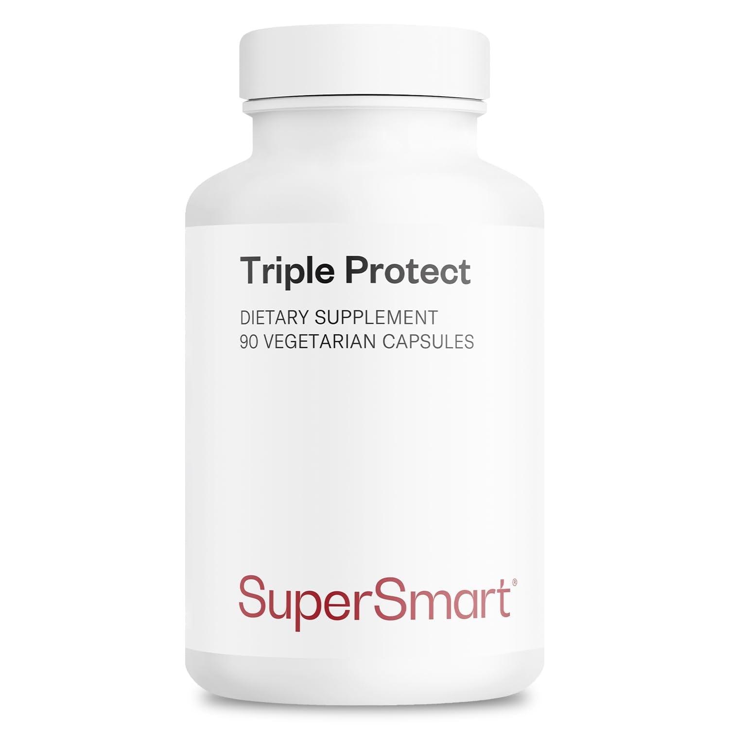 Supersmart - Triple Protect Supplement - Combines the Most Widely-Studied Natural Compounds - May Support Healthy Heart | Non-GMO & Gluten Free - 90 Vegetarian Capsules Supersmart buy supplements canada