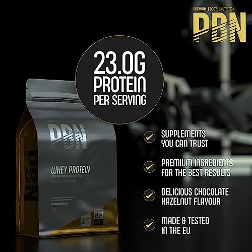 PBN - Premium Body Nutrition Whey Protein1kg Chocolate Hazelnut, New Improved Flavour Premium Body Nutrition buy supplements canada