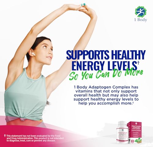1 Body Adaptogen Complex Supplement with Ashwagandha 1 Body buy supplements canada