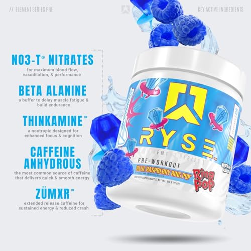 Ryse Element Series Pre-Workout | Everyday Pre-Workout | Beta Alanine, NO3-T Nitrates RYSE Up Supplements buy supplements canada