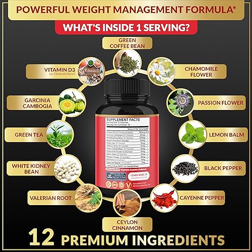 BMVINVOL Night Time Fat Burner 120Capsules, 12-in-1 Powerful Blend of Green Tea BMVINVOL buy supplements canada