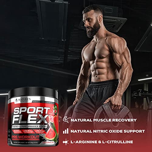 Pre Workout Powder with Beta Alanine, L-Citrulline & L-Arginine | PreWorkout Energy Powder Nature's Nutrition buy supplements canada