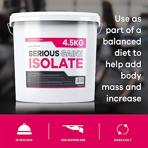 The Bulk Protein Company, Serious Gainz Isolate – 4.5kg – Whey Protein Powder The Bulk Protein Company buy supplements canada
