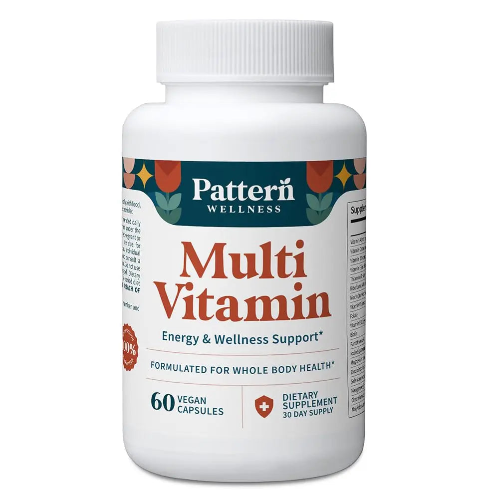 Pattern Wellness Multivitamin for Men & Women – Vitamin A, B, C, D, E – Supports Energy & Wellness – Whole Body Health Pattern Wellness buy supplements canada