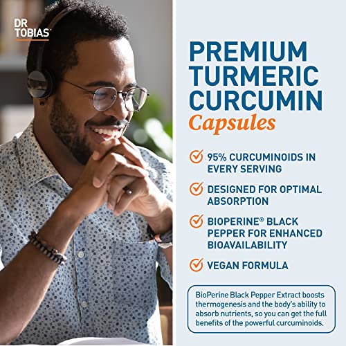 Dr. Tobias Turmeric Curcumin Supplement with BioPerine & Black Pepper, Extra Strength Dr. Tobias buy supplements canada