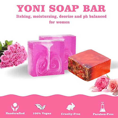 Yoni Soap Bars Yoni Wash Set Of 4, Feminine Wash Ph Balance for Women Vaginial Deodorants yonisayo buy supplements canada