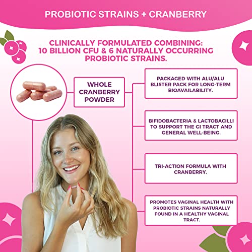 NutriCelebrity NutriFlora-Pro Probiotics for Women - Support Vaginal, Urinary Health (UTI) Nutricelebrity buy supplements canada