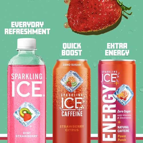 Sparkling Ice, Kiwi Strawberry Sparkling Water, Zero Sugar Flavored Water, with Antioxidant Sparkling ICE buy supplements canada