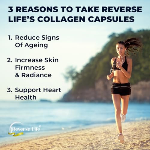 Reverse Life Marine Collagen Capsules 1200mg – with Hyaluronic Acid & Vitamin C + Q10 Reverse Life buy supplements canada
