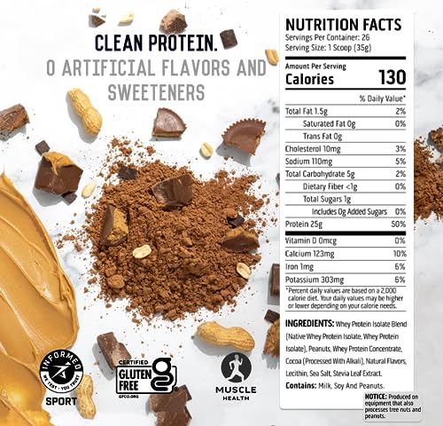 Ascent 100% Whey Protein Powder - Post Workout Whey Protein Isolate, Zero Artificial Ascent buy supplements canada