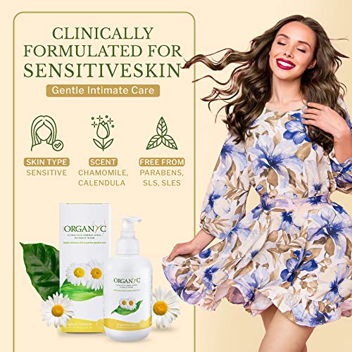 Organyc Feminine Intimate Wash for Sensitive Skin with Chamomile, Free from Chlorine, Parabens Organyc buy supplements canada