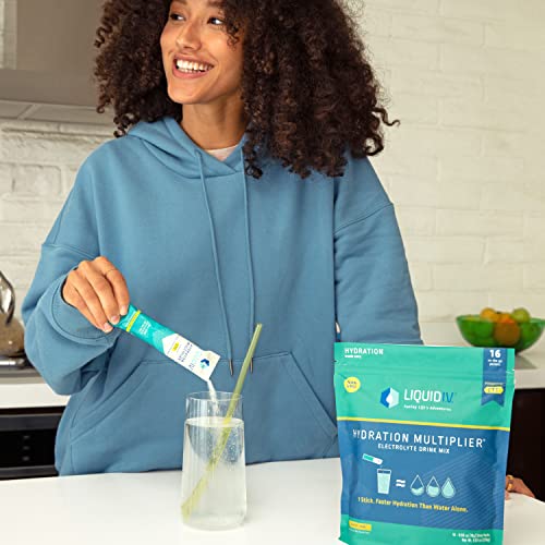 Liquid I.V. Hydration Multiplier - Lemon Lime - Hydration Powder Packets | Electrolyte Liquid I.V. buy supplements canada