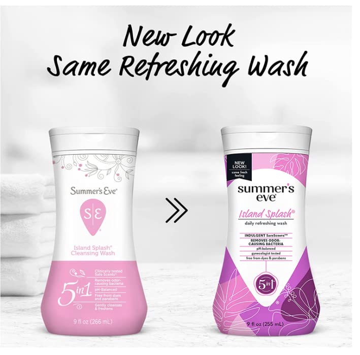 Summer's Eve Island Splash Refreshing Daily Feminine Wash, Removes Odor, pH balanced, 9 fl oz. (Pack of 2) Summer's Eve buy supplements canada