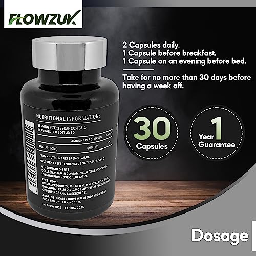 Glutathione Supplements Ultra High Strength 60 Easy to Swallow softgels with Added Vitamin C and Collagen FLOWZUK buy supplements canada