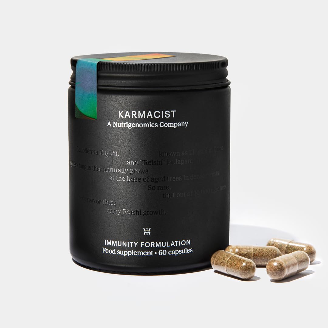 Immunity System Booster Supplement Promoting Natural Defence with Reishi & Amla Karmacist buy supplements canada