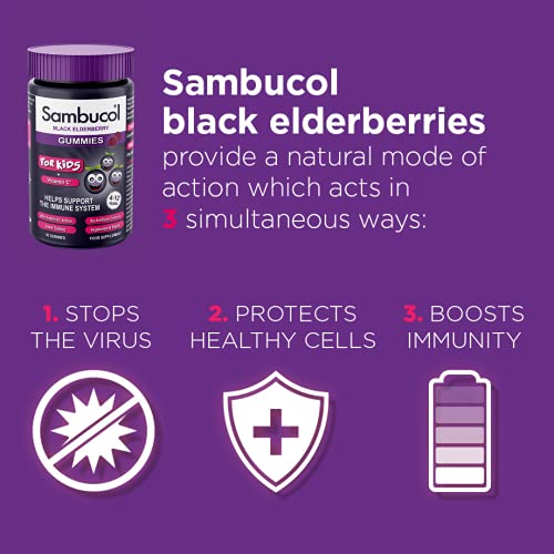 SAMBUCOL KIDS GUMMIES 30'S, 30 Count (Pack of 1) Sambucol buy supplements canada