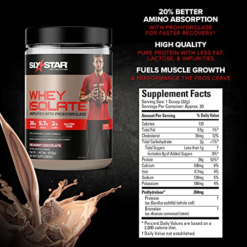 Whey Protein Isolate Six Star 100% Whey Isolate Protein Powder Whey Protein Powder Six Star buy supplements canada