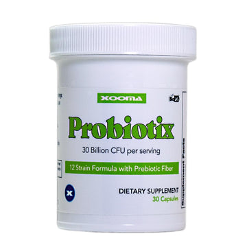 Probiotix – 12 Strain Probiotic + Prebiotic Fiber, 30 Billion CFU | Gut Health & Digestive Balance | Gas & Bloating Support | Immune System Reinforcement | Gluten, Soy & Dairy Free – 30 Capsules Xooma buy supplements canada