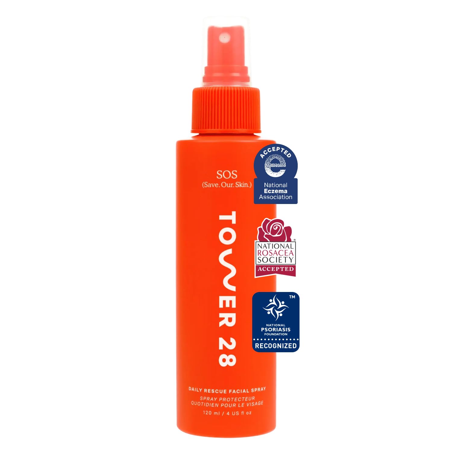 Tower 28 SOS Daily Rescue Facial Spray - Hypochlorous Acid Spray to Help Reduce Redness, Calm Irritation + Alleviate Flare-Ups - Soothing + Purifying Face Toner - Everyday Skin Care Essential (4 oz) Tower 28 buy supplements canada