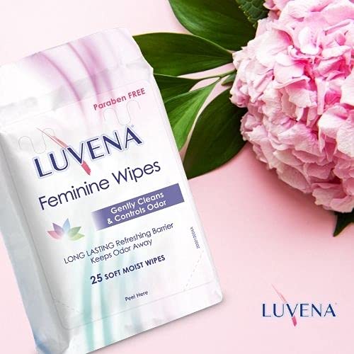 Luvena Feminine Wipes - Soft Wet Wipes for Women - Refresh & Resist Odor - Gynecologist Tested LUVENA buy supplements canada