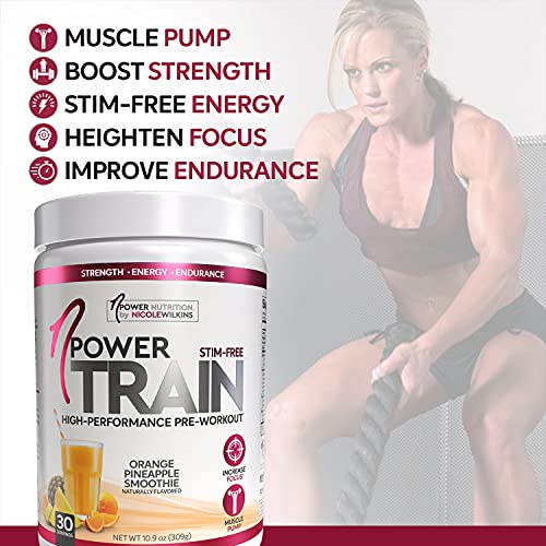 nPower Nutrition-Train Pre-Workout for Women, Orange Pineapple, 30 Servings, Stimulant nPower Nutrition buy supplements canada