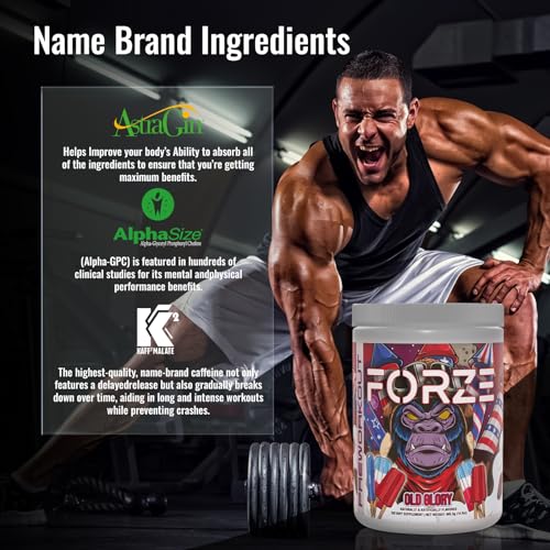 Forze Pre Workout Powder, Beta Alanine, L-Taurine & Dual-Source Caffeine for Sustained Forze buy supplements canada