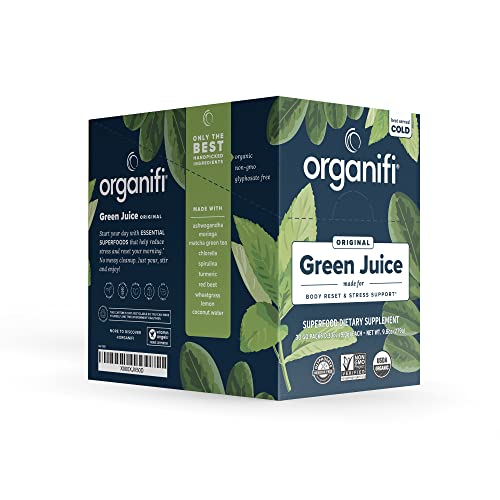 Organifi: GO Packs - Green Juice - Organic Superfood Supplement Powder - 30 Count Organifi buy supplements canada