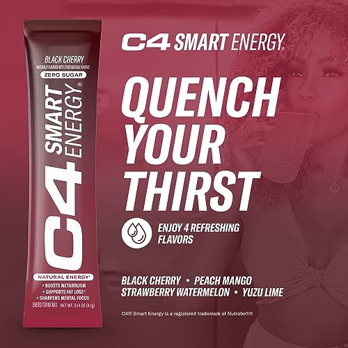 C4 Smart Energy Powder Stick Packs - Sugar Free Performance Fuel & Nootropic Brain Cellucor buy supplements canada