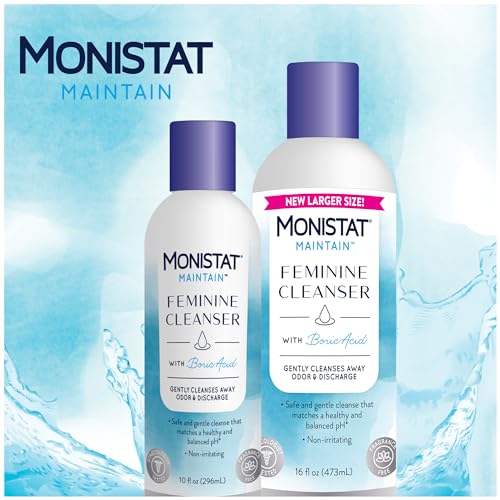 Monistat Boric Acid Feminine Cleanser, Fragrance Free Feminine Wash, 16 Fl Oz, 1 Pack Monistat buy supplements canada