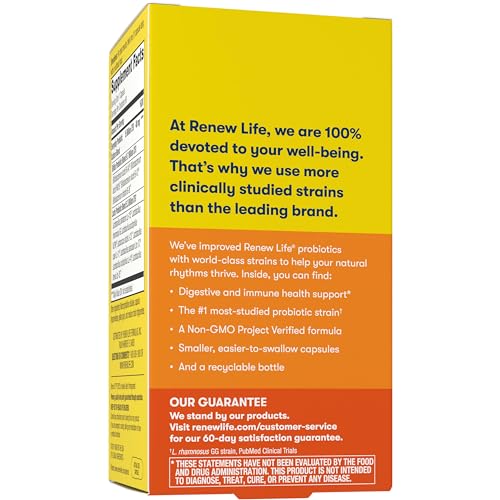 Renew Life Everyday Probiotic Capsules, Daily Supplement Supports Urinary, Digestive Renew Life buy supplements canada