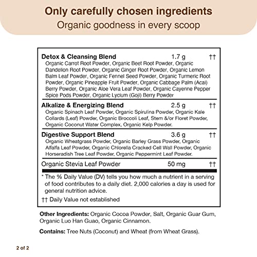 Detox Organics Chocolate Superfood Powder, Detox Cleanse for your Body, Bloating Relief Detox Organics buy supplements canada
