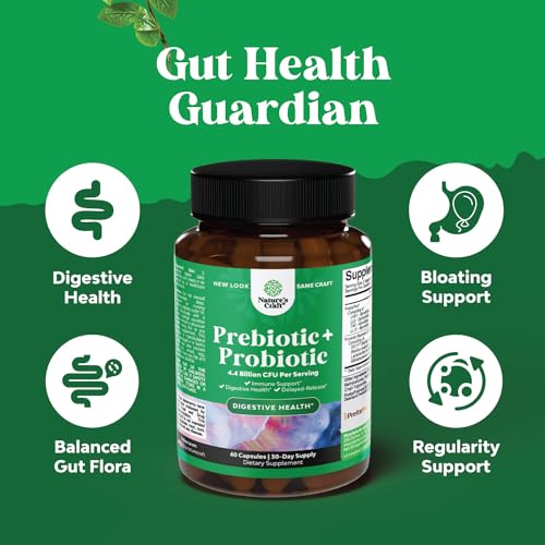 Prebiotics and Probiotics Gut Health Supplement - Super Potent Digestive Health Acidophil Natures Craft buy supplements canada